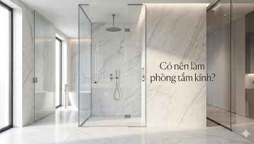Có nên làm phòng tắm kính không? 5 điều bạn cần biết trước khi quyết định